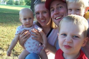 family picture at clinton 2009